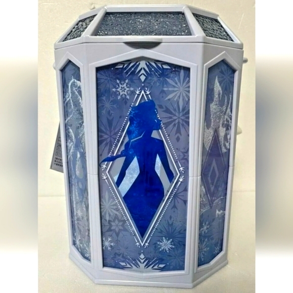 Tokyo Disney Resort Limited Frozen Popcorn Bucket Light Anna Elsa Olaf Japan NWT - Picture 3 of 11